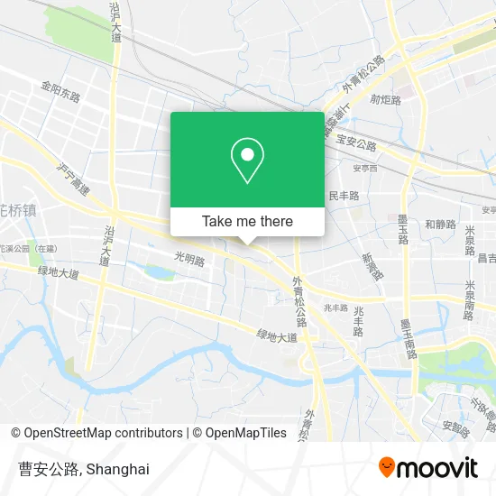 曹安公路 map