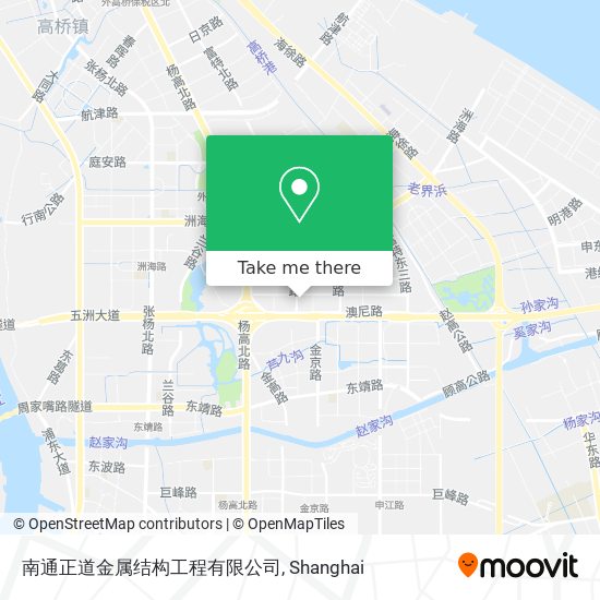 南通正道金属结构工程有限公司 map