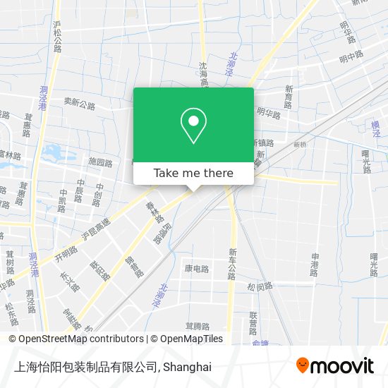 上海怡阳包装制品有限公司 map