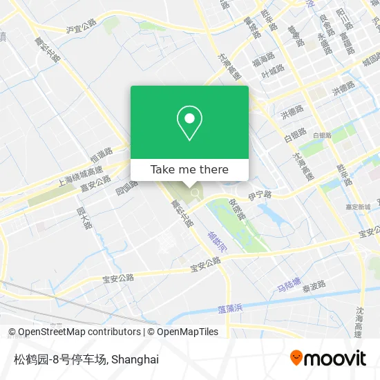 松鹤园-8号停车场 map