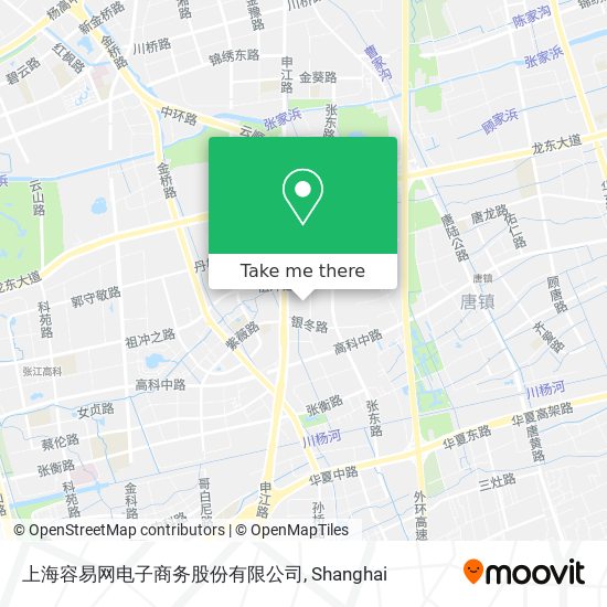 上海容易网电子商务股份有限公司 map