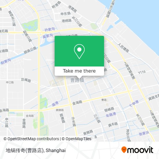 地锅传奇(曹路店) map