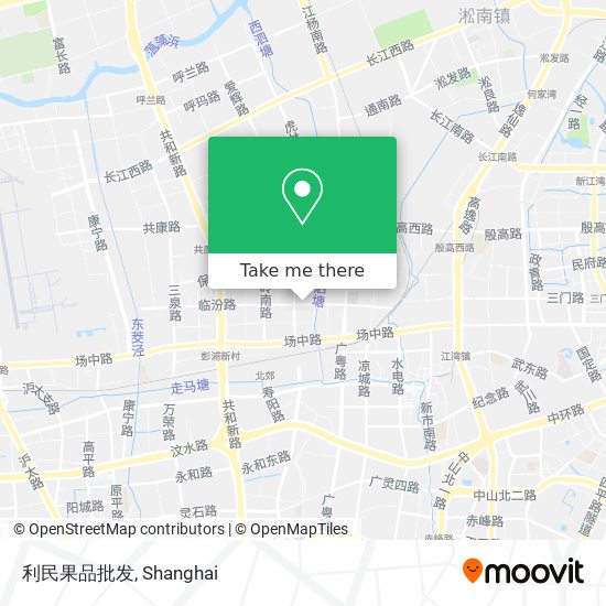 利民果品批发 map