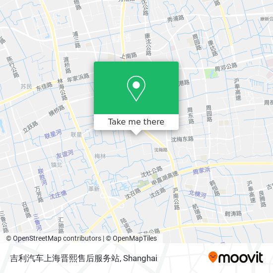 吉利汽车上海晋熙售后服务站 map