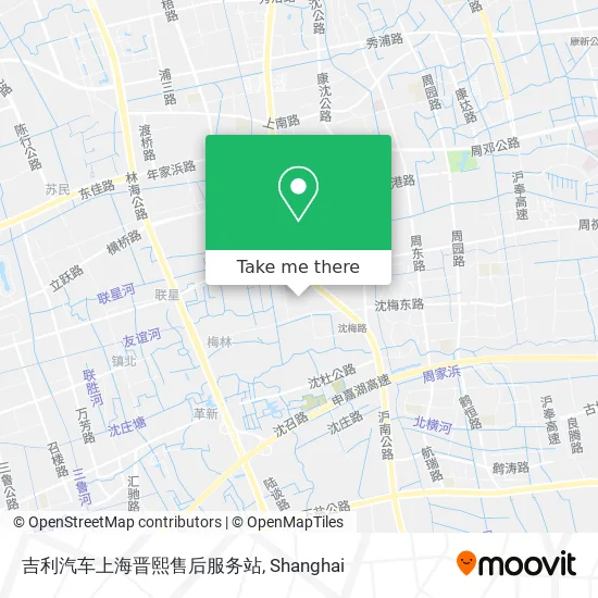 吉利汽车上海晋熙售后服务站 map