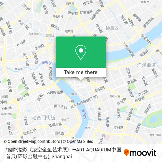 锦鳞·溢彩《凌空金鱼艺术展》—ART AQUARIUM中国首展(环球金融中心) map