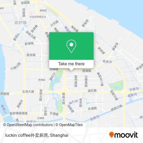 luckin  coffee外卖厨房 map