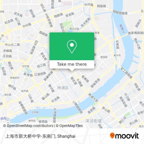 上海市新大桥中学-东南门 map