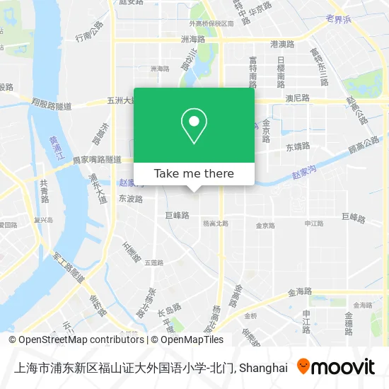 上海市浦东新区福山证大外国语小学-北门 map