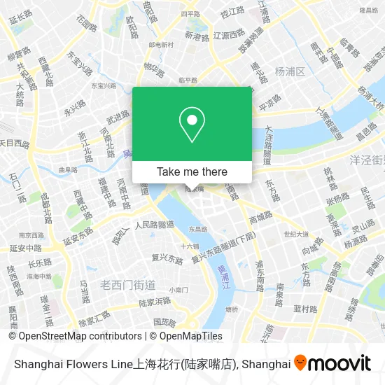 Shanghai Flowers Line上海花行(陆家嘴店) map