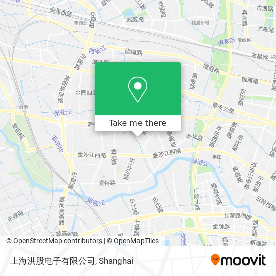 上海洪股电子有限公司 map