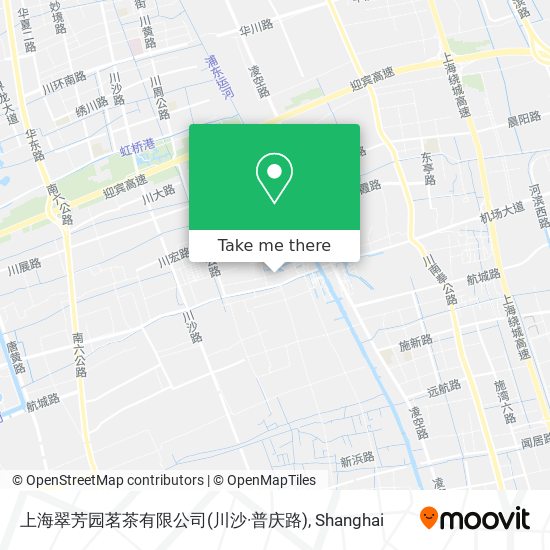 上海翠芳园茗茶有限公司(川沙·普庆路) map