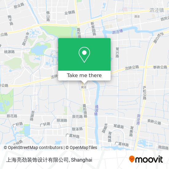 上海亮劲装饰设计有限公司 map