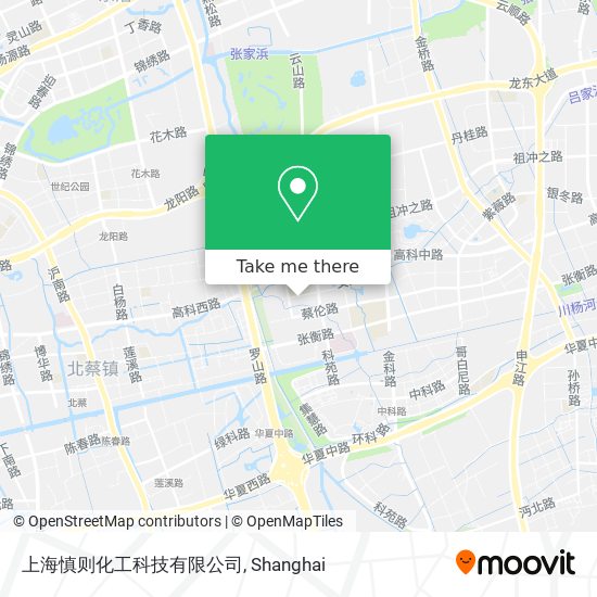 上海慎则化工科技有限公司 map