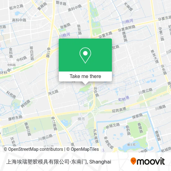 上海埃瑞塑胶模具有限公司-东南门 map