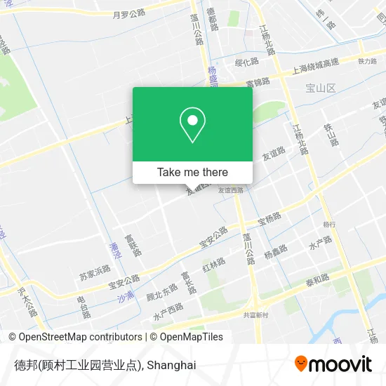 德邦(顾村工业园营业点) map