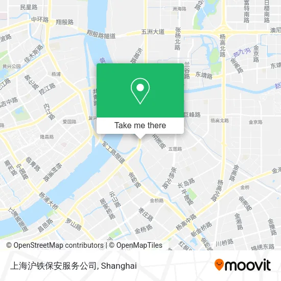 上海沪铁保安服务公司 map
