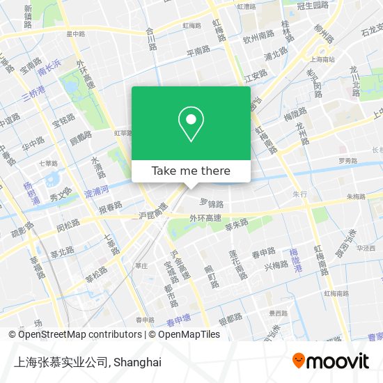 上海张慕实业公司 map
