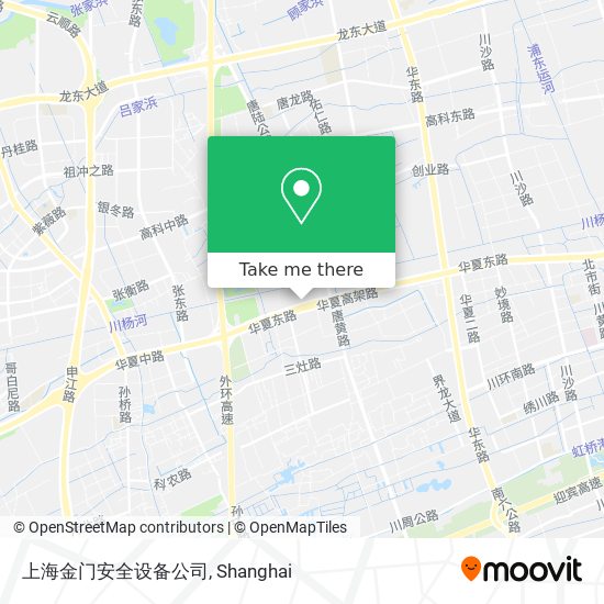 上海金门安全设备公司 map