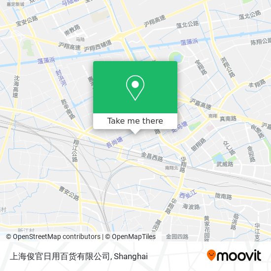 上海俊官日用百货有限公司 map