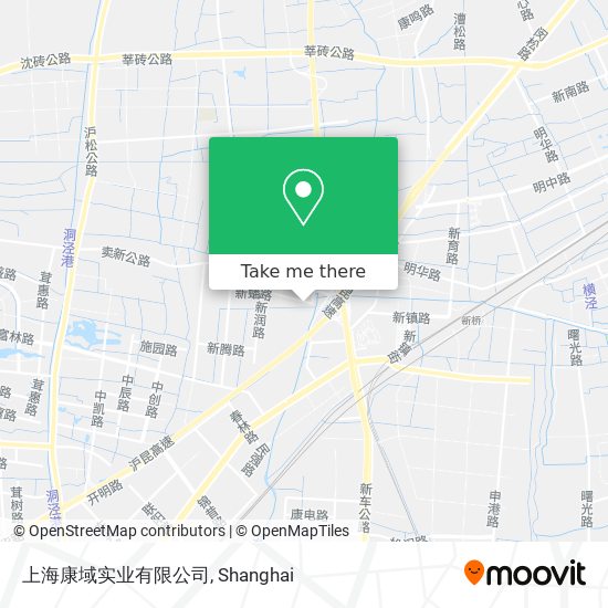 上海康域实业有限公司 map