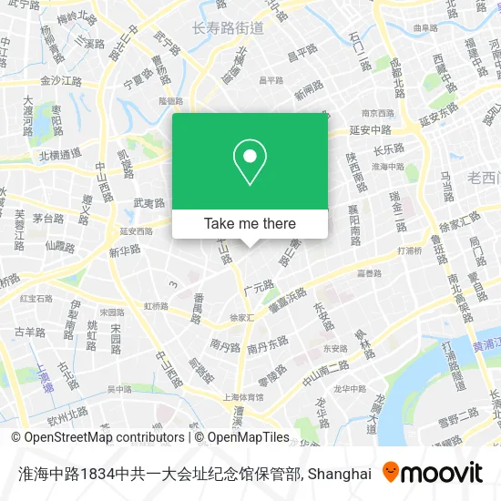 淮海中路1834中共一大会址纪念馆保管部 map