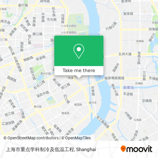 上海市重点学科制冷及低温工程 map
