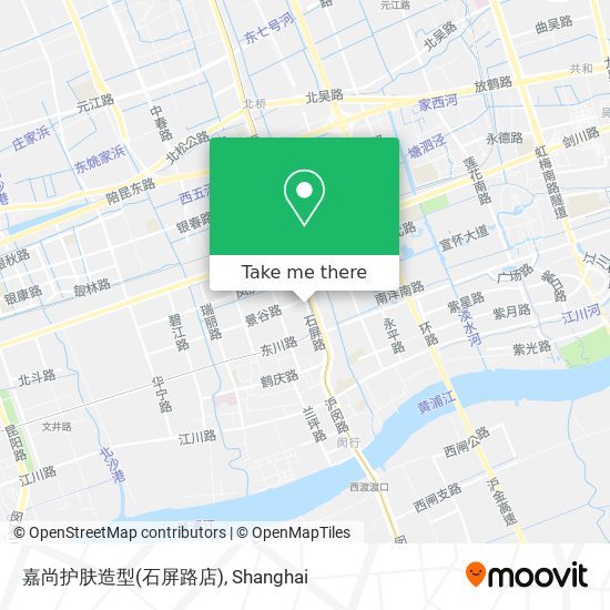 嘉尚护肤造型(石屏路店) map