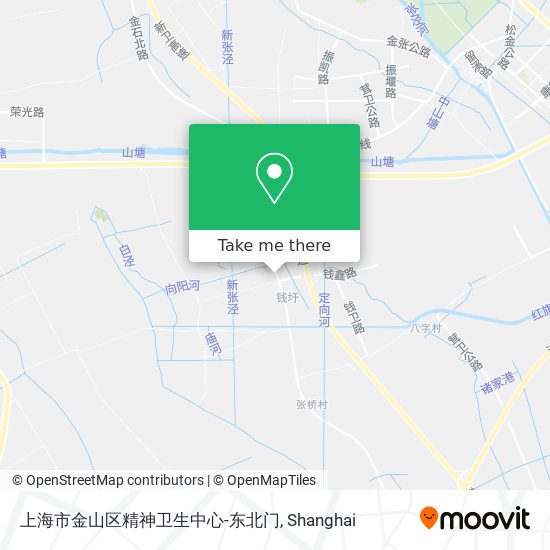 上海市金山区精神卫生中心-东北门 map