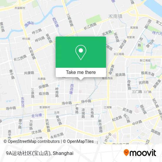 9A运动社区(宝山店) map