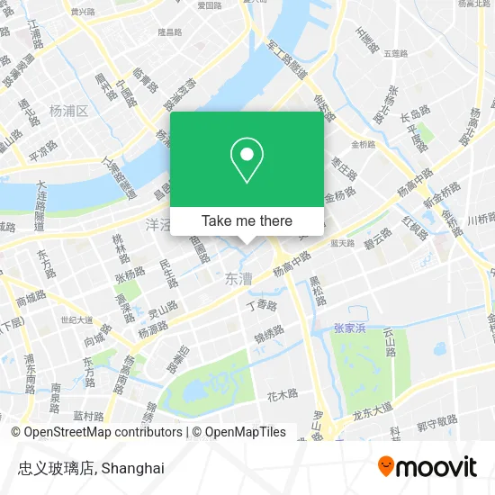 忠义玻璃店 map