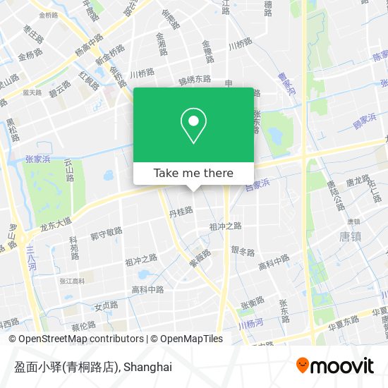 盈面小驿(青桐路店) map