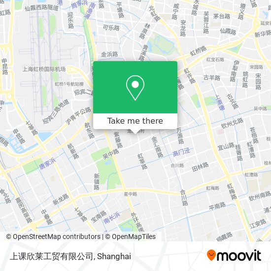 上课欣莱工贸有限公司 map