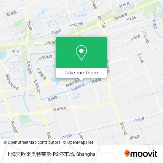 上海奕欧来奥特莱斯-P2停车场 map