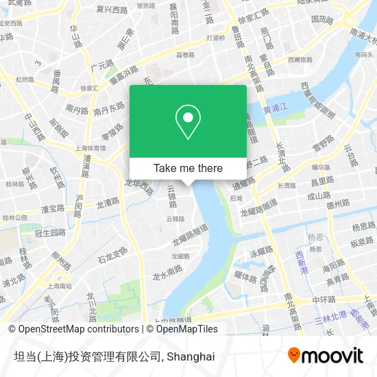 坦当(上海)投资管理有限公司 map