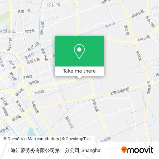 上海沪蒙劳务有限公司第一分公司 map