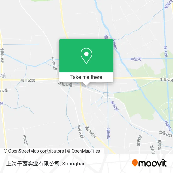 上海干西实业有限公司 map