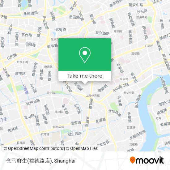 盒马鲜生(裕德路店) map