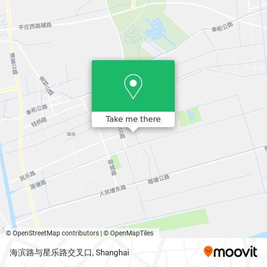 海滨路与星乐路交叉口 map