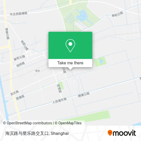 海滨路与星乐路交叉口 map
