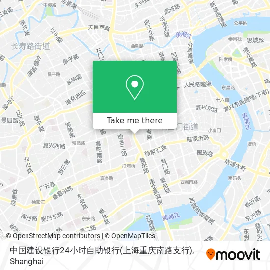 中国建设银行24小时自助银行(上海重庆南路支行) map