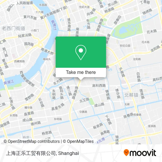 上海正乐工贸有限公司 map