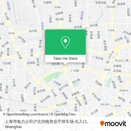 上海市电力公司沪北供电营业厅停车场-出入口 map