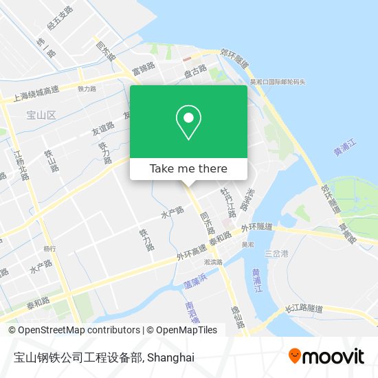 宝山钢铁公司工程设备部 map