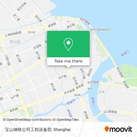 宝山钢铁公司工程设备部 map