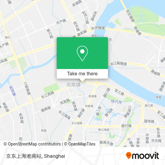 京东上海淞南站 map