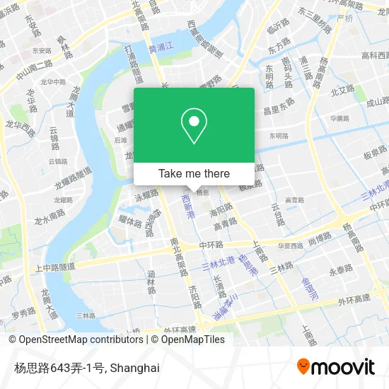 杨思路643弄-1号 map