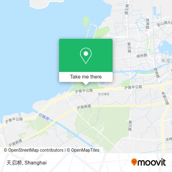天启桥 map