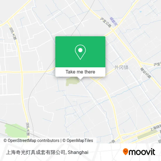 上海奇光灯具成套有限公司 map