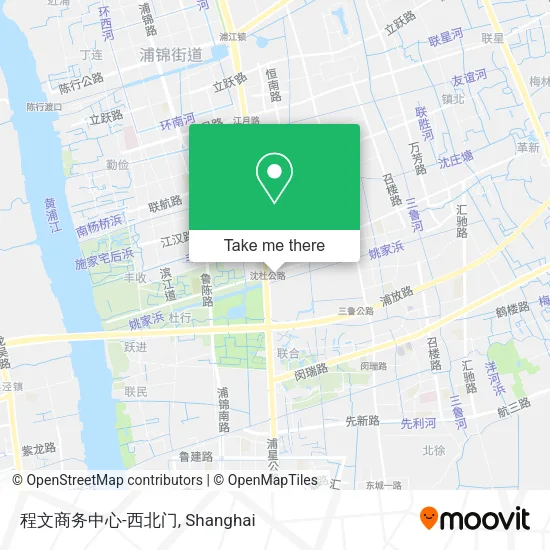 程文商务中心-西北门 map